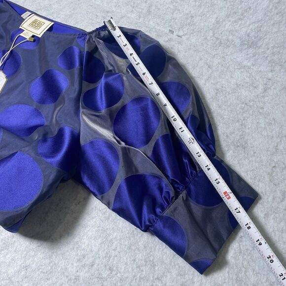 New Emily McCarthy Blue Celeste Crop Top XL Skirt XXL In Paco Two Piece Skirt - Picture 5 of 16